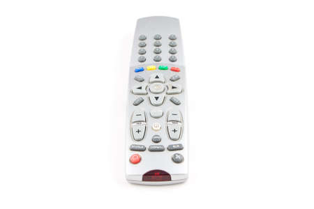 Photo of remote control on white background