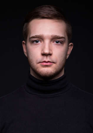 Portrait of young manの写真素材