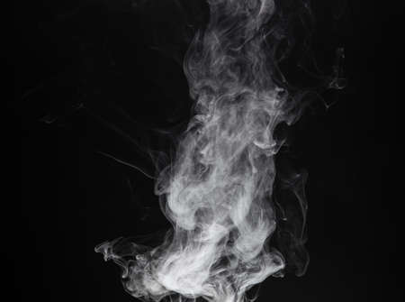 Image isolated vapor smoke of cigarette