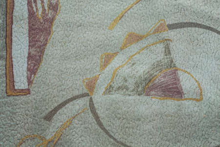 Texture of green ornament material