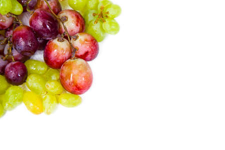 Grapes and right top copyspaceの写真素材