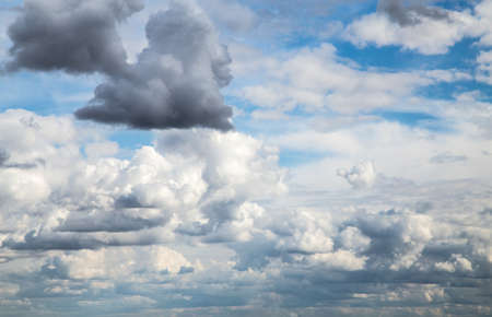 Image of white the clouds on blue skyの写真素材