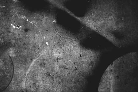 Old scratched surface texture in black and white