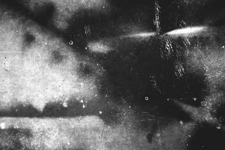 Image of old scratched surface texture in black colorsの写真素材