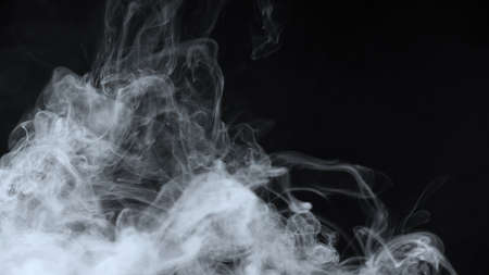 Image of white cloudy smoke of e-cigaretteの写真素材