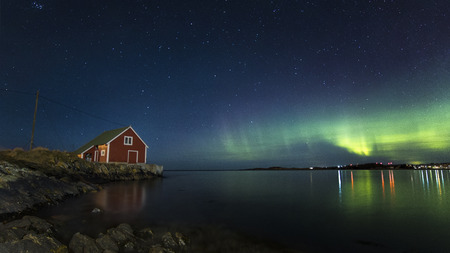 Aurora - Norwegian West Coastのeditorial素材