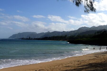 Beach of Oahu, Hawaiiの写真素材