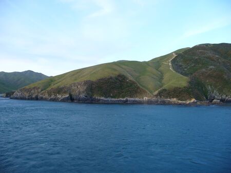 New Zealands coast and landscapeの写真素材