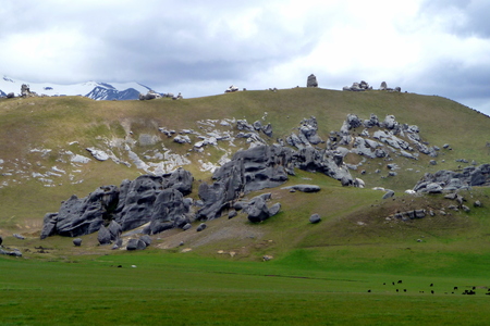 Southern Alps, New Zealandの写真素材