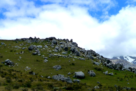 Southern Alps, New Zealandの写真素材