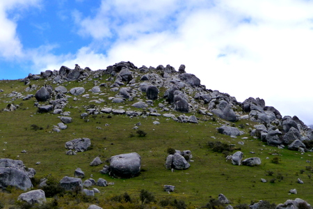 landscape with rocksの写真素材