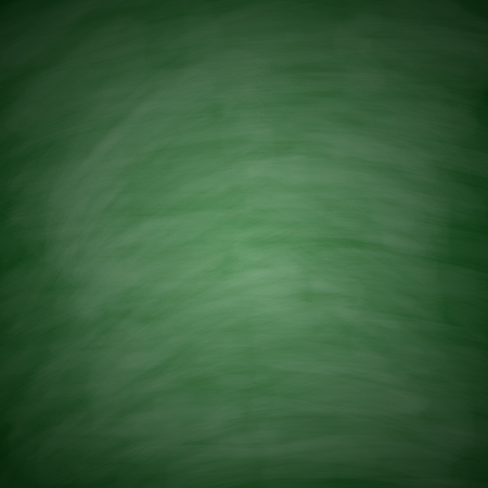 Blank green chalkboard with chalk traces for background image.の写真素材