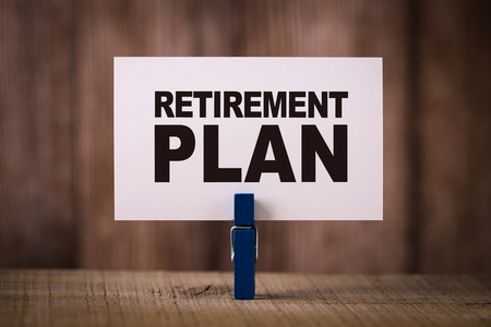 Retirement Plan for business concept.の写真素材