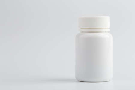 Medicine is isolated over white background.の写真素材