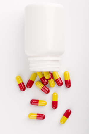 Medicine is isolated over white background.の写真素材