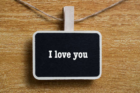 I Love You Concept for Valentines Day.の写真素材