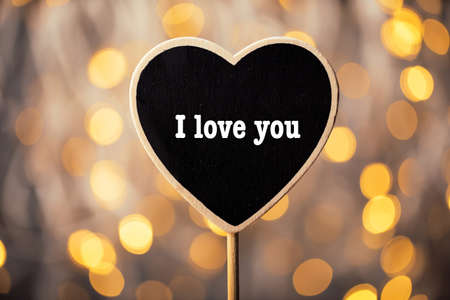 I Love You Concept for Valentines Day.の写真素材