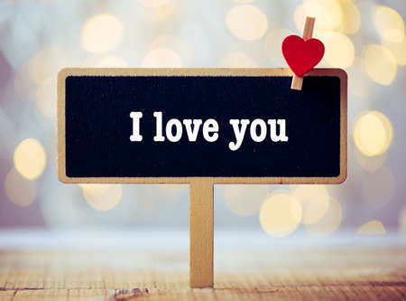 I Love You Concept for Valentines Day.の写真素材