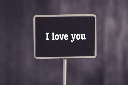 I Love You Concept for Valentines Day.の写真素材