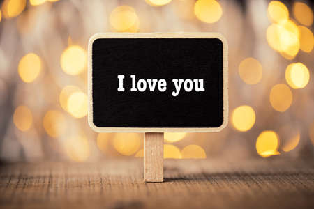 I Love You Concept for Valentines Day.の写真素材