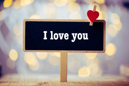 I Love You Concept for Valentines Day.の写真素材