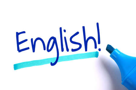 English text of English learning concept.の写真素材