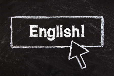 English text of English learning concept.の写真素材