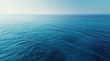 Blue sea and blue sky. Natural background.の素材