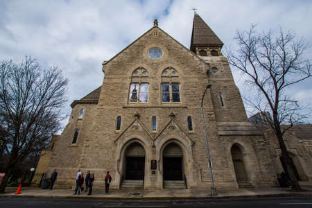 Centeral Presbyterial Church Across from Georgia State Capitol Building in Atlanta