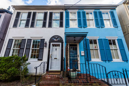 Generic Homes in Annapolis, Maryland during springのeditorial素材