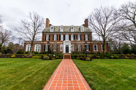 Guilford Neighborhood in Baltimore, Maryland during Springのeditorial素材