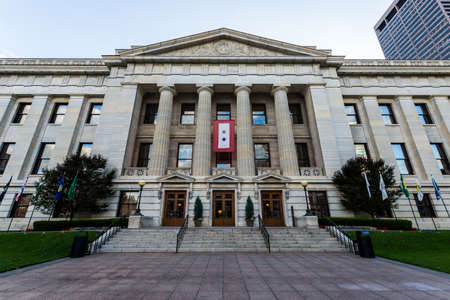 The Ohio Statehouse in Columbus, Ohioの写真素材