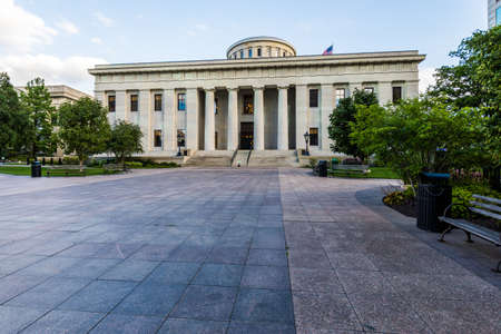 The Ohio Statehouse in Columbus, Ohioの写真素材