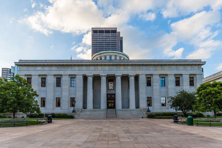 The Ohio Statehouse in Columbus, Ohioの写真素材