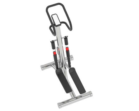 Gym stepper isolated on background. 3d rendering - illustration