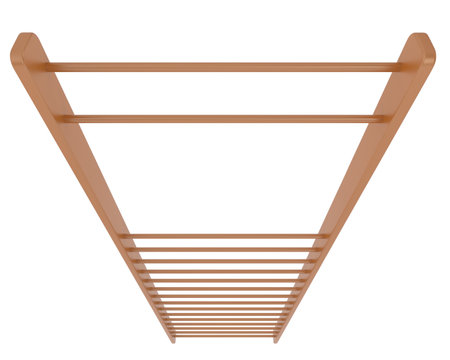 Gymnastics wall bars isolated on background. 3d rendering - illustration