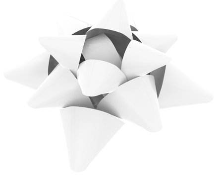 Star ribbon isolated on background. 3d rendering - illustrationの写真素材