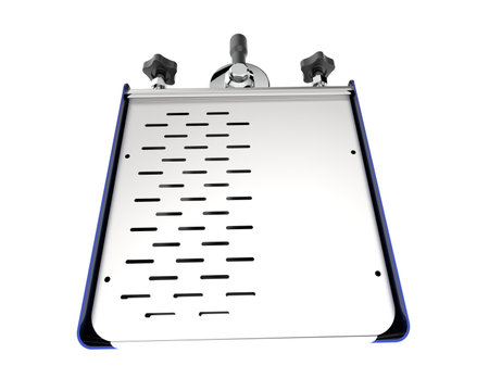 3d rendering of a briefcase isolated on white backgroundの写真素材