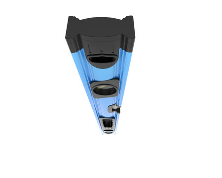 Diving flippers isolated on white background. 3d rendering.
