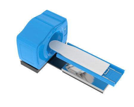 3d render of stapler isolated on a white background.の写真素材