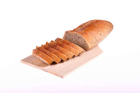 bread cut into slices