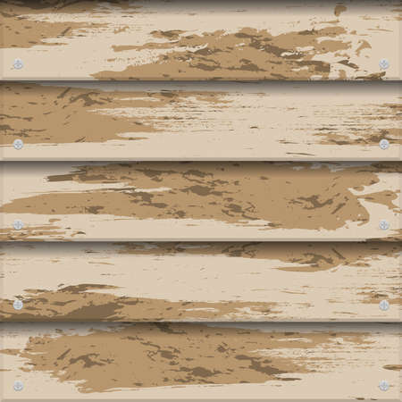 Seamless background of brown wooden planks.のイラスト素材