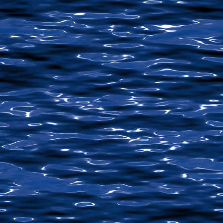 Seamless blue water texture. Bright water surface in swimming pool or sea.の写真素材