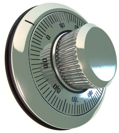 Combination lock for protection of documents and valuablesの写真素材