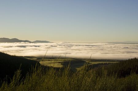 view of low lying cloud 