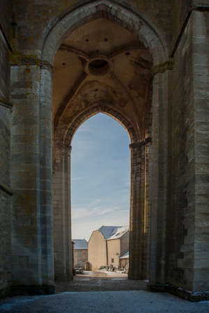 Entrance of st sabine burgundyのeditorial素材