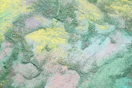 A abstract background of various shades of colorful blue and yellowの写真素材