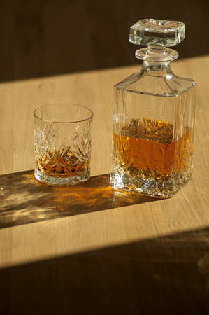 Whiskey in the Sunの写真素材
