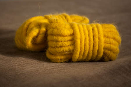 Packs of Woolの写真素材