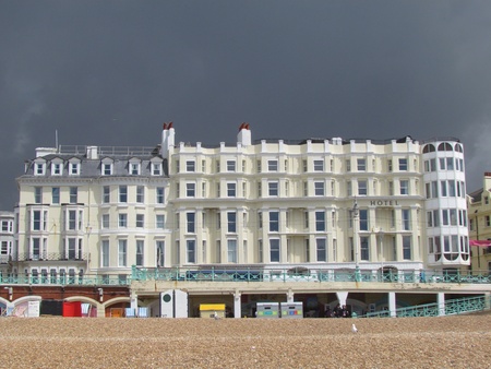 Hotel is brighton UK sea-frontのeditorial素材